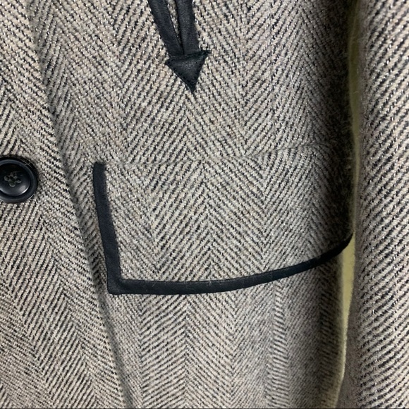 THEORY Dyed Shearling Collar coat, L - Picture 8 of 14